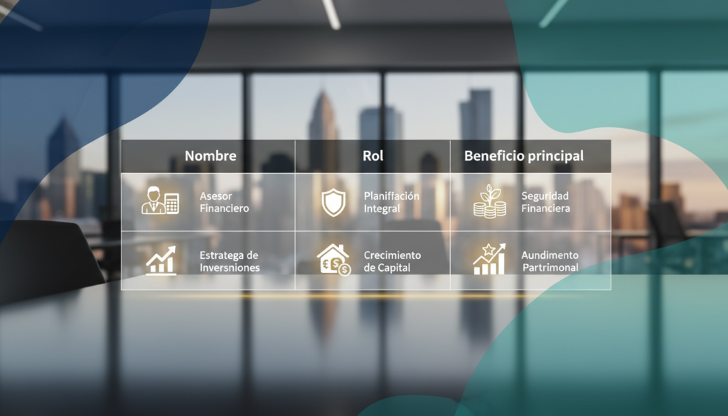 Tabla comparativa gestión patrimonial