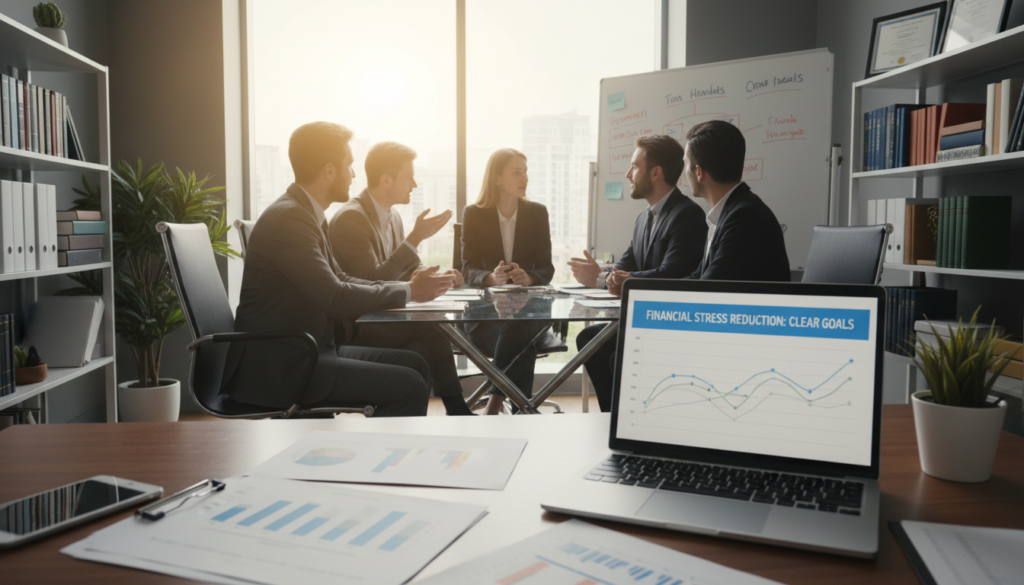 reducción estrés financiero